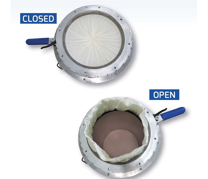 Iris Valve open & close Iris Valve open & closed, METO Systems